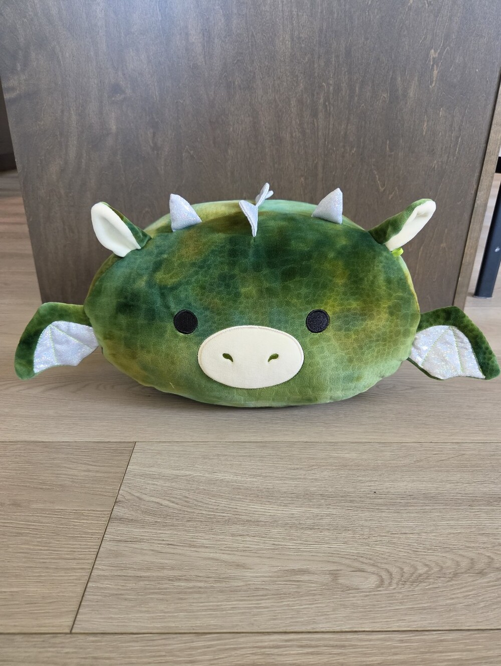 Squishmallows Stackable Green Dragon Plush Pillow